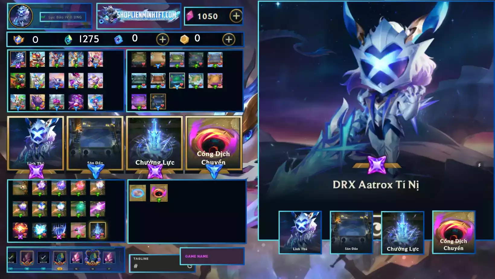 Aatrox DRX Tí Nị - Sàn Đỏ - CHƯỞNG ĐẦY ĐỦ